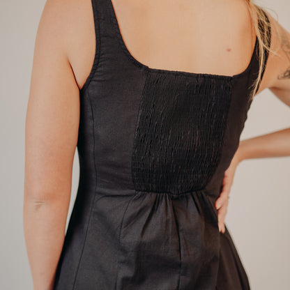 Wishlist | A-Line Midi Dress | Black