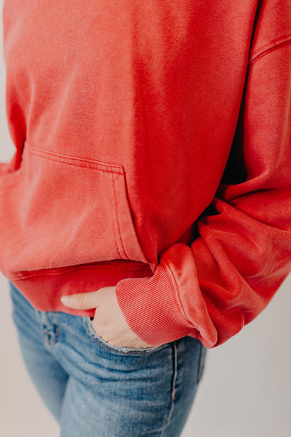 Wishlist | Washed Relaxed Sweatshirt | Cherry