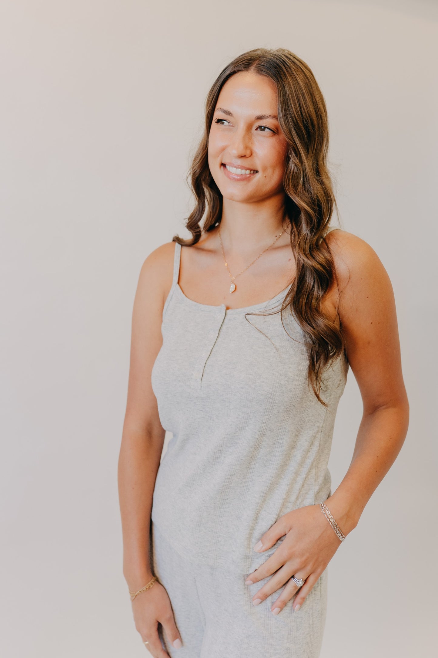 Thread & Supply | Clove Pajama Set of 2 | Heather Grey