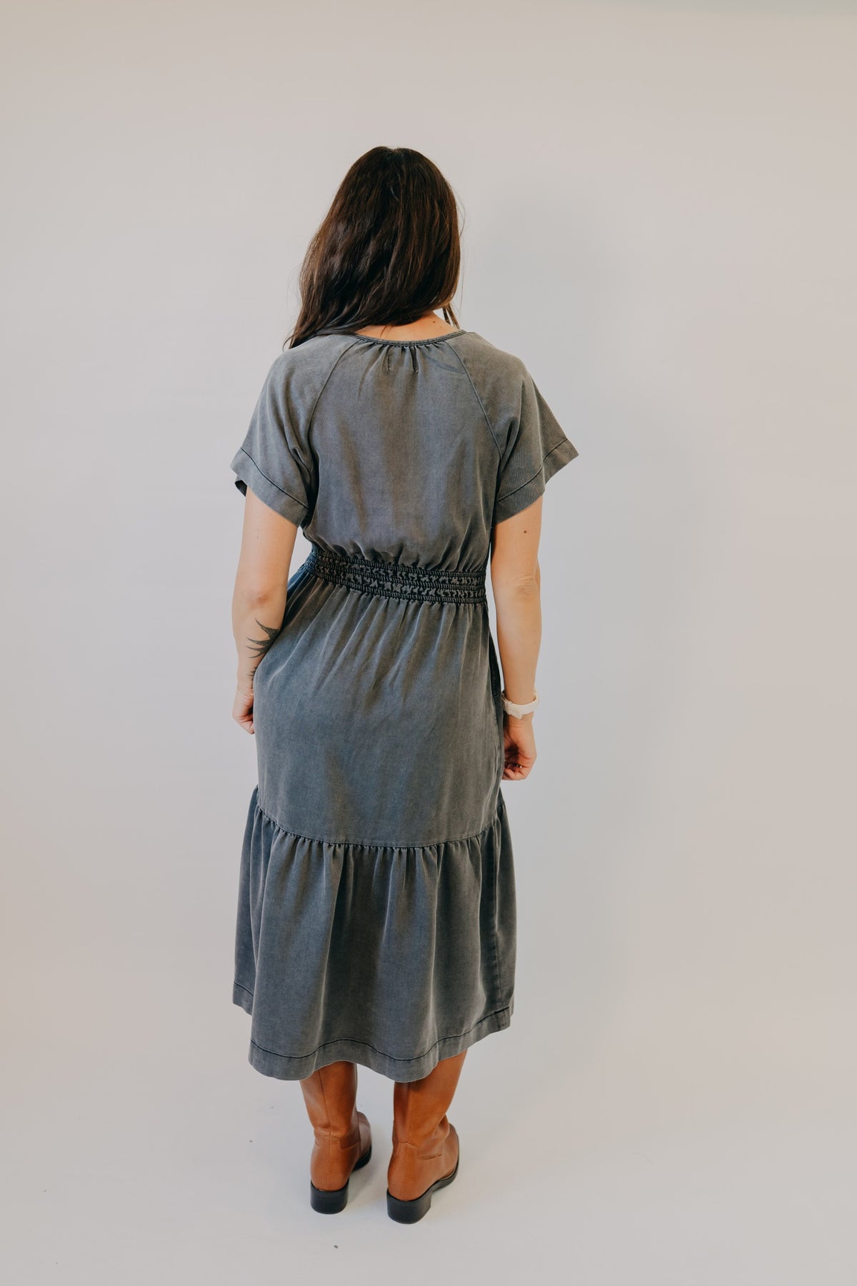 Thread & Supply | Shayla Dress | Black Wash