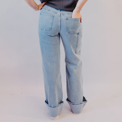 Vervet | High Rise Cuffed Wide | Stellar