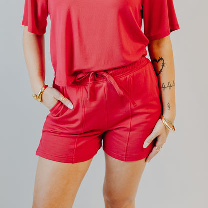 Thread & Supply | Paulie Shorts | Red Ruby