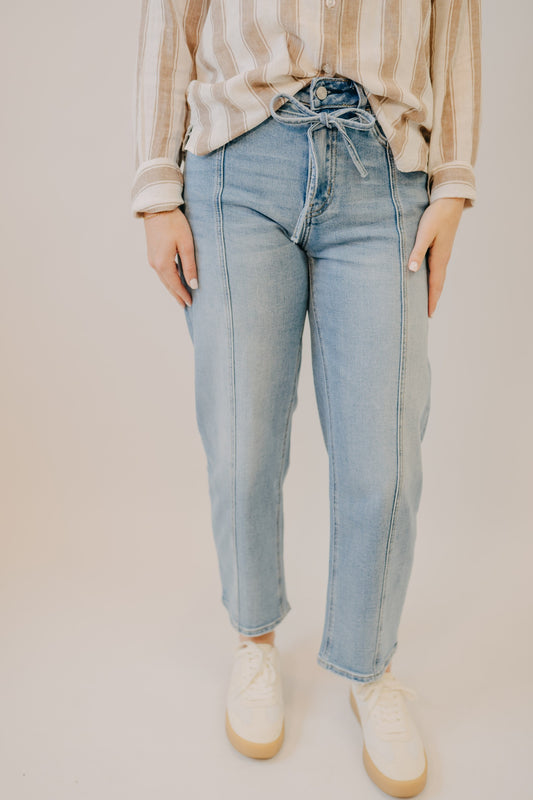 Vervet | High Rise Barrel Waist Tie | Inspirational