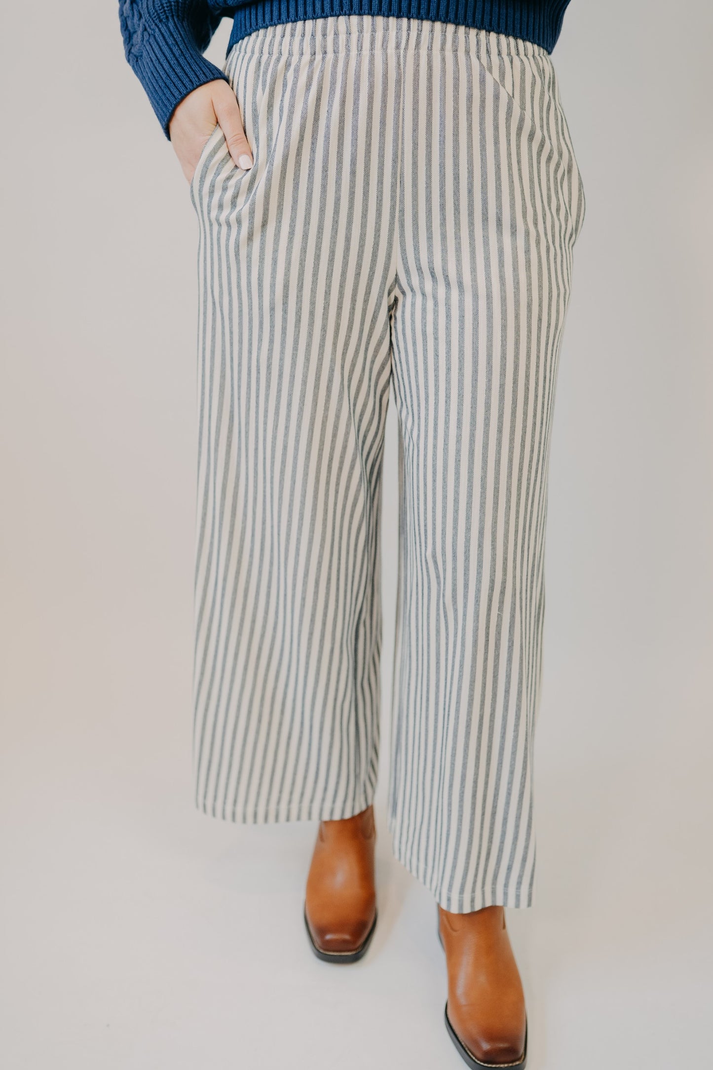 Z Supply | Scout Knit Striped Pant | Eclipse