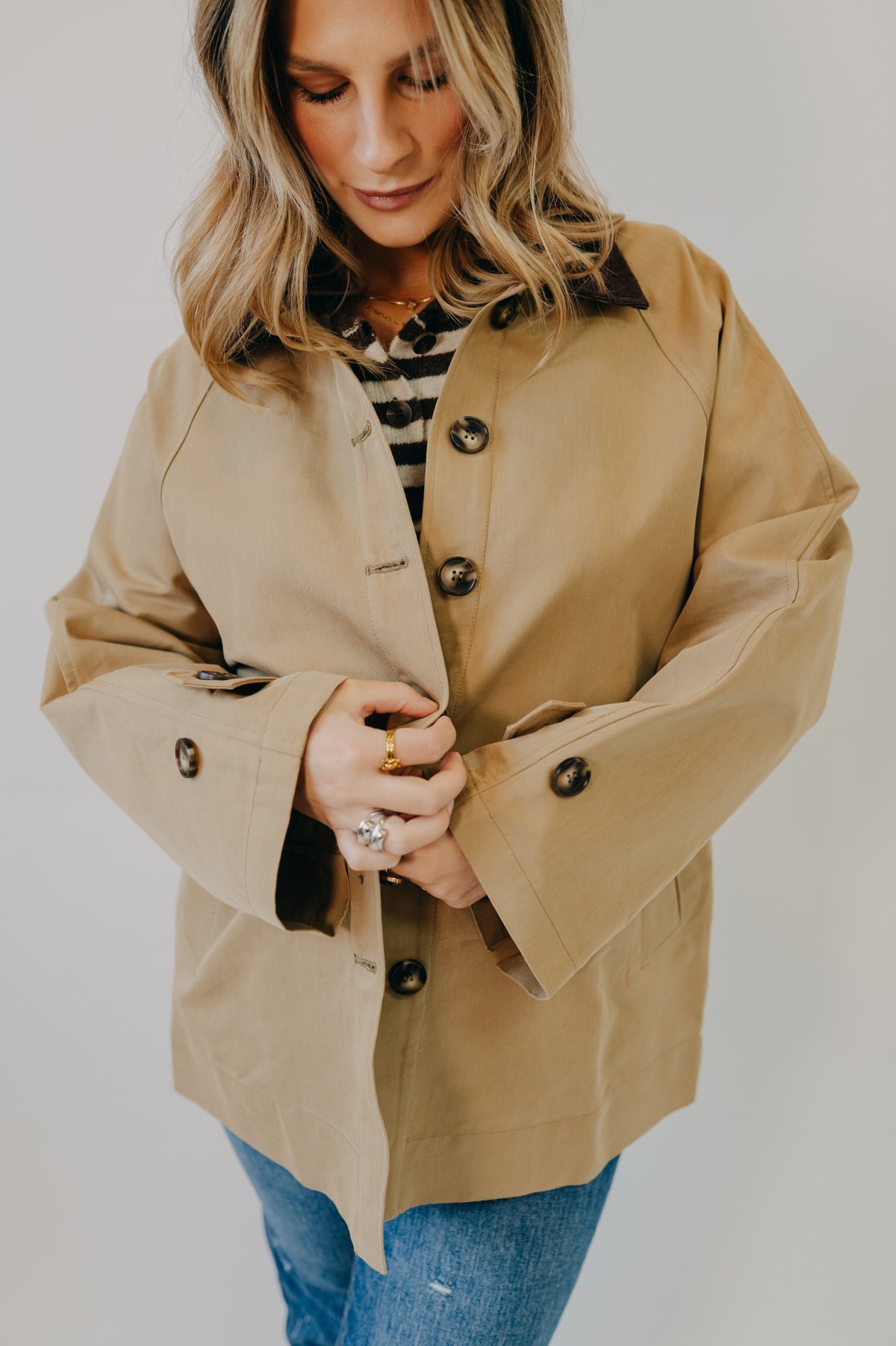 By Together | Winslet Jacket Woven | Khaki Brown
