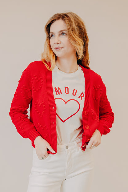 Z Supply | All Yours Cardigan | Kiss Me Red