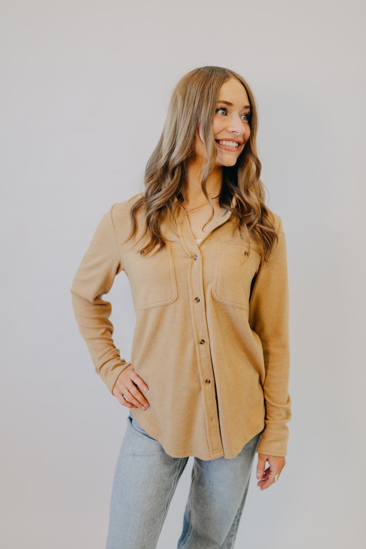 Thread & Supply | Lewis Shirt | Iced Coffee