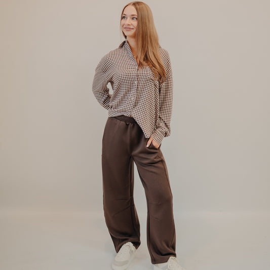 Thread & Supply | Lenore Pants | Coffee Bean