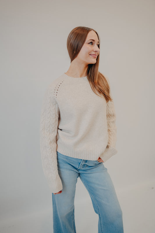 Thread & Supply | Zoey Sweater | Heather Frappe