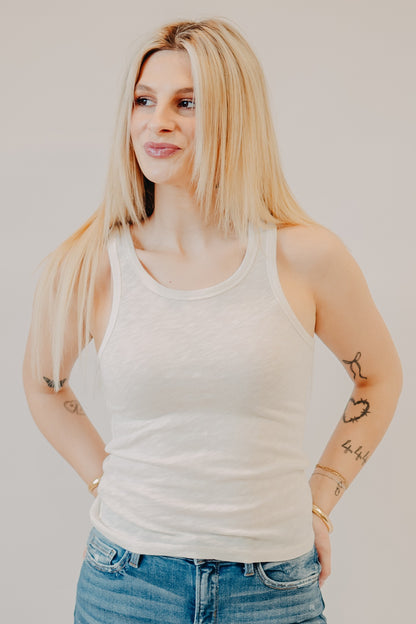Z Supply | Classic Slub Scoop Tank | Cloud