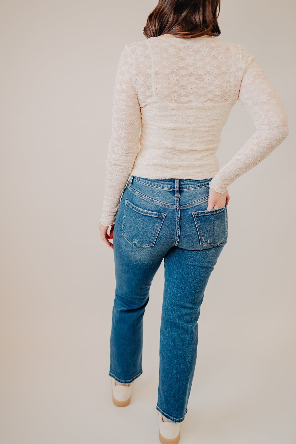 Flying Monkey | High Rise Ankle Straight | Charming
