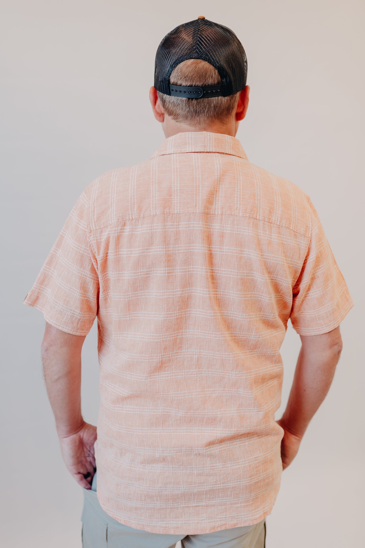 Dkota Grizzly | Nate Slub Yarn Windowpane Top | Firethorn