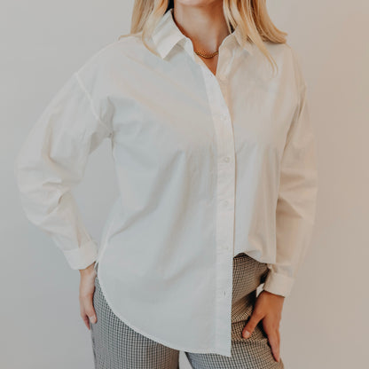 Z Supply | Elevated Poplin Shirt | White