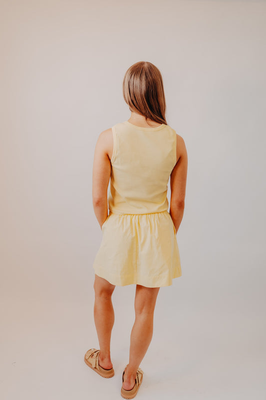 Wishlist | Woven Skirt | Banana