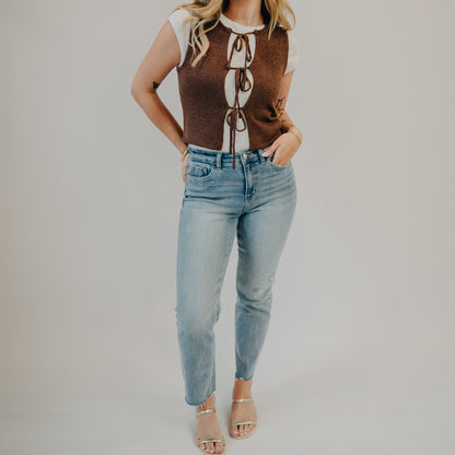 Flying Monkey | High Rise Crop Straight | Polite