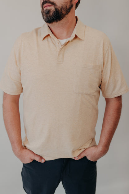 The Normal Brand | Active Puremeso Polo | Iced Latte