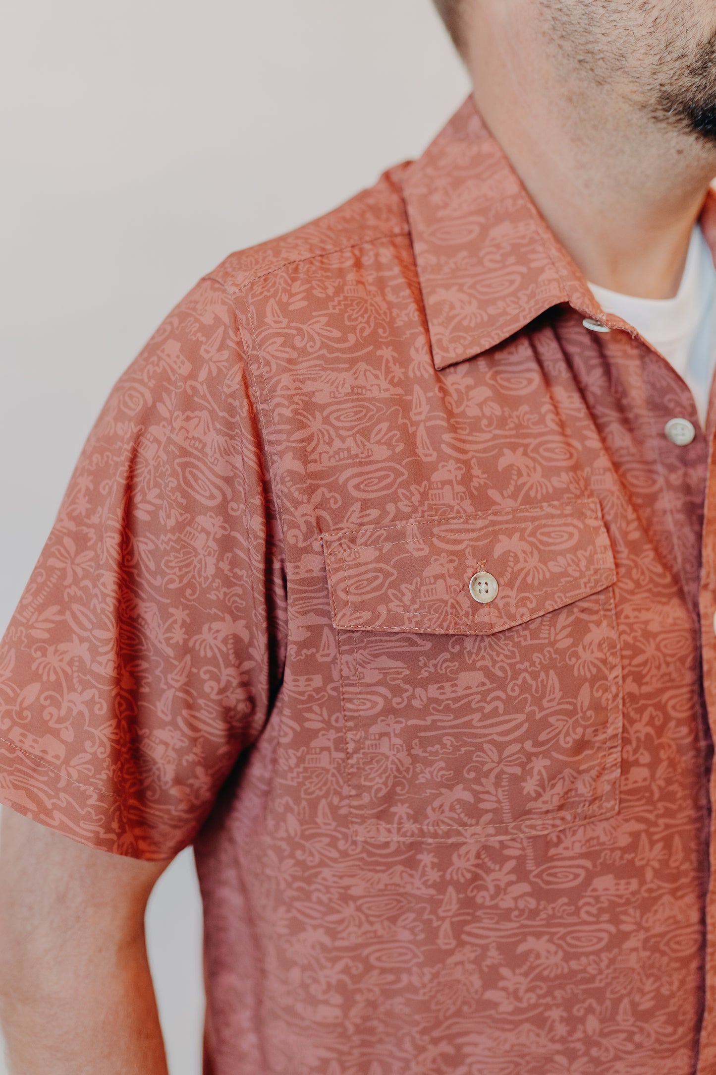 Dkota Grizzly | Rowan Button Up | Sunset Blaze