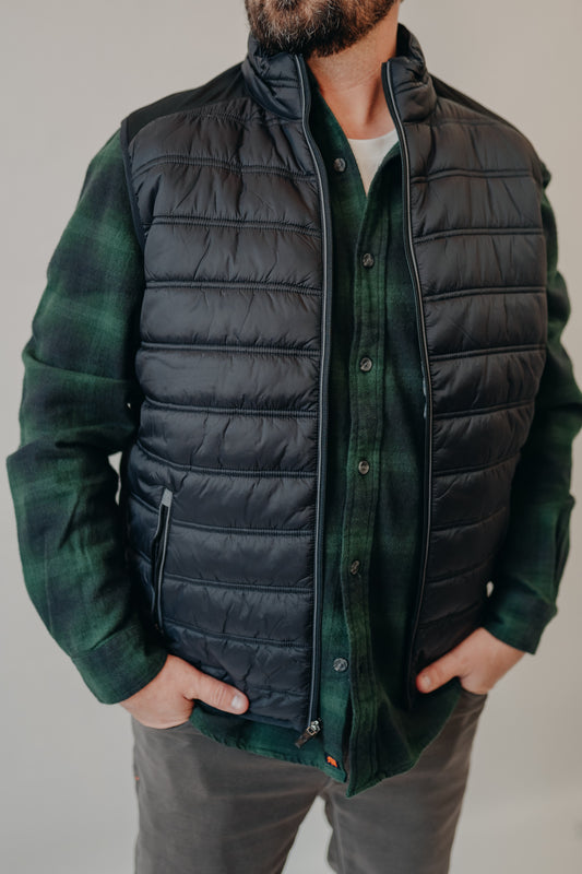 Flag & Anthem | Worthington Puffer Vest | Black