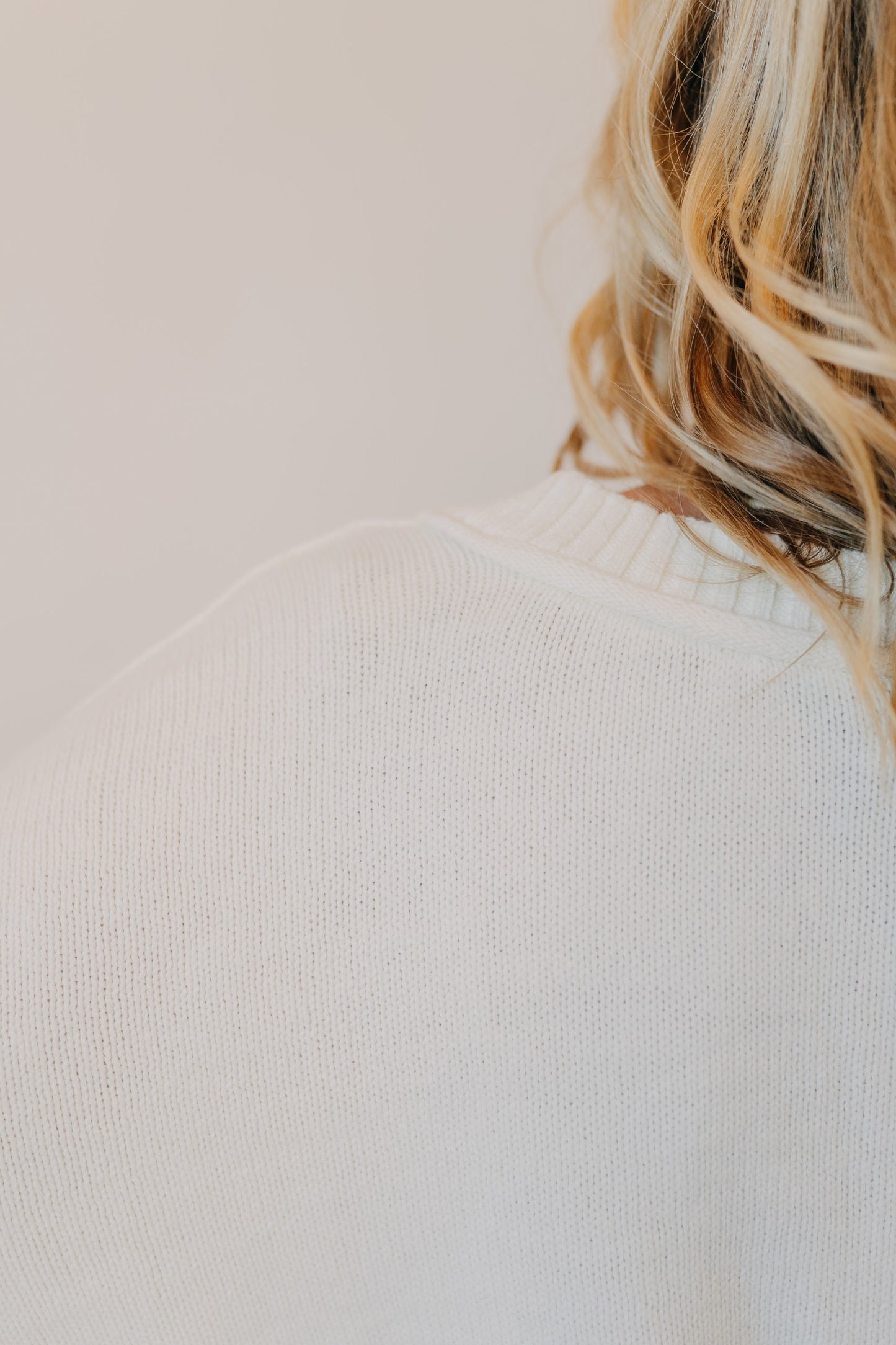 Blu Pepper | Raw Edge Exposed Seam Cardigan | Ivory