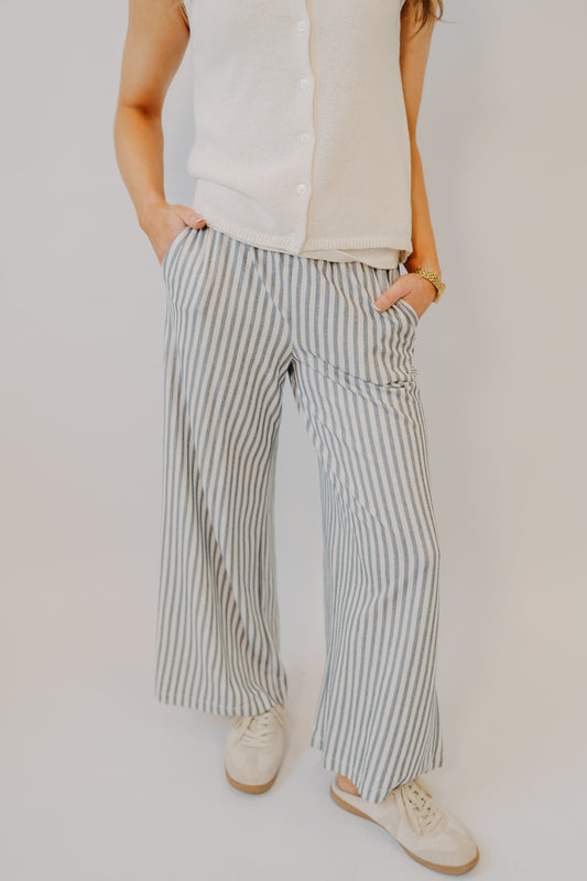 Z Supply | Scout Knit Striped Pant | Eclipse