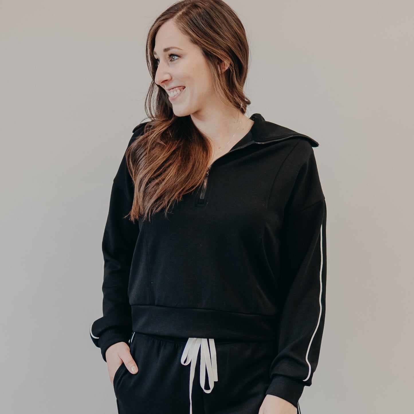 Thread & Supply | Regalia Pullover | Black Ivory