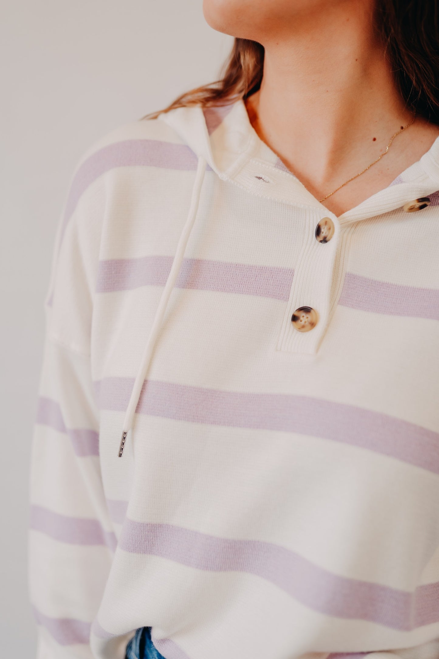 Thread & Supply | Brighton Top | White Lilac