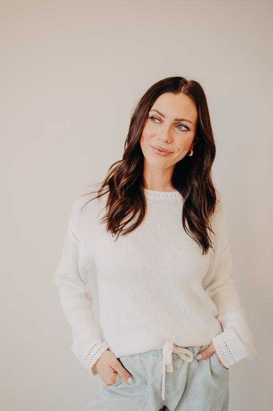 Z Supply | Bellami Sweater | White