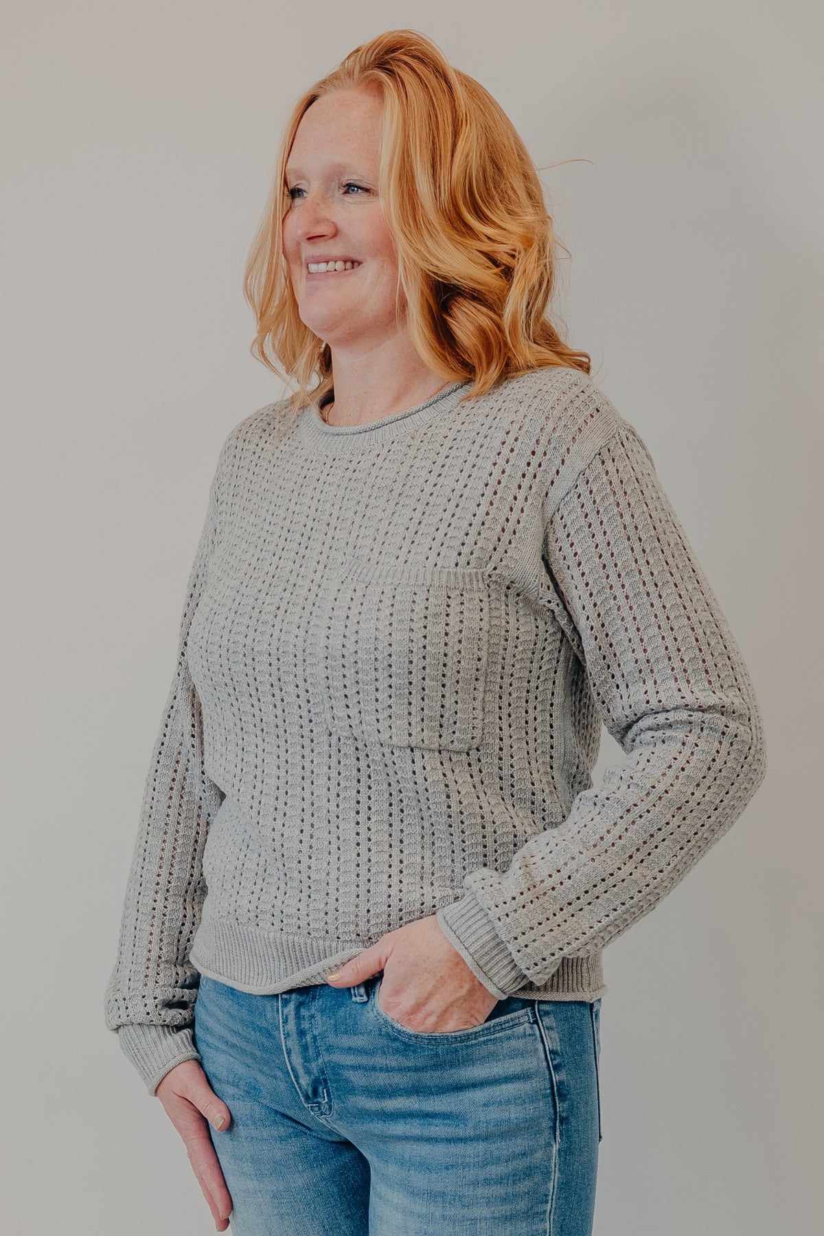 Thread & Supply | Joan Sweater | Heather Grey
