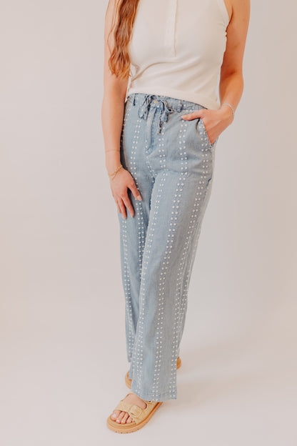 Thread & Supply | Natalia Pants | Daisy Stripe