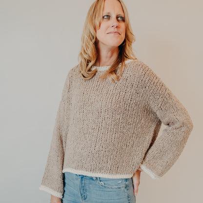 By Together | Dreamscape Sweater | Mocha Ivory