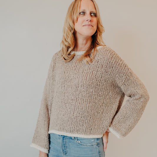 By Together | Dreamscape Sweater | Mocha Ivory