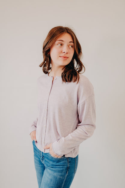 Thread & Supply | Della Cardigan | Lavender