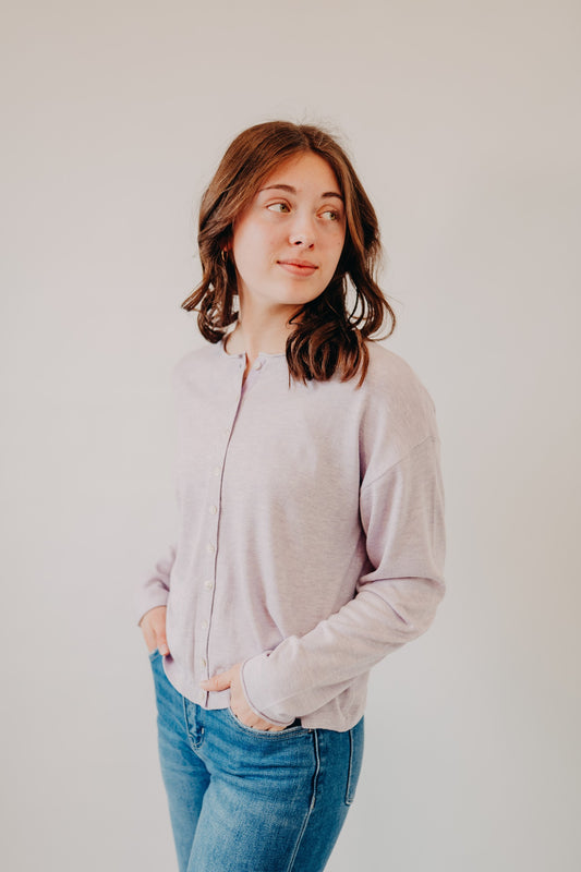 Thread & Supply | Della Cardigan | Lavender