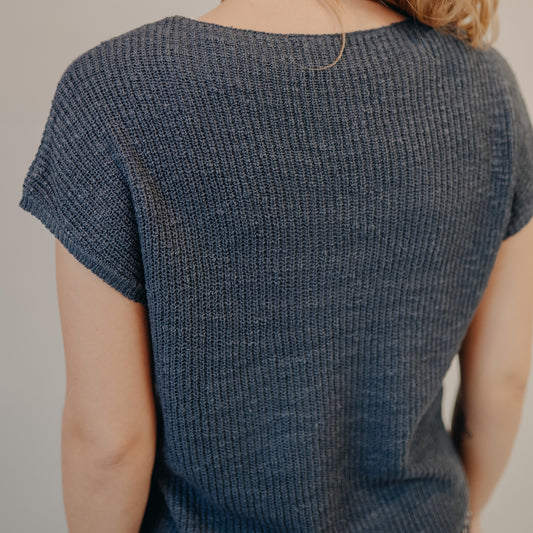 Be Cool | Pocket Cap Sleeve Dolman Top | Teal