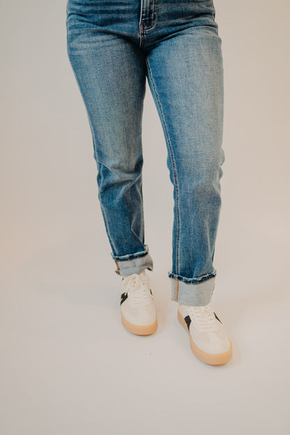 Vervet | High Rise Cuffed Straight | Nico