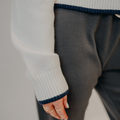 Thread & Supply | Lanette Jacket | Ivory Navy