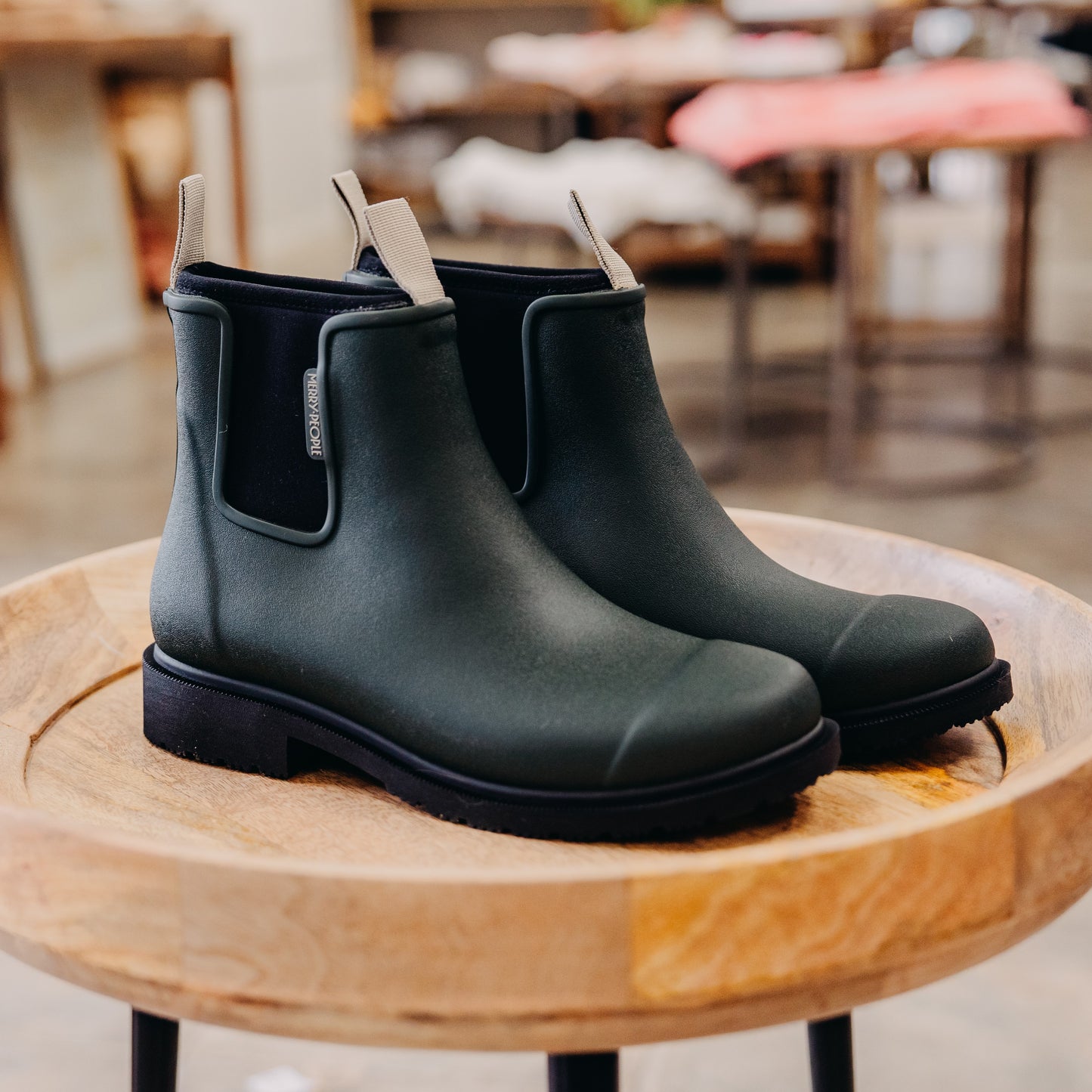Merry People | Bobbi Rain Boot | Forest Green