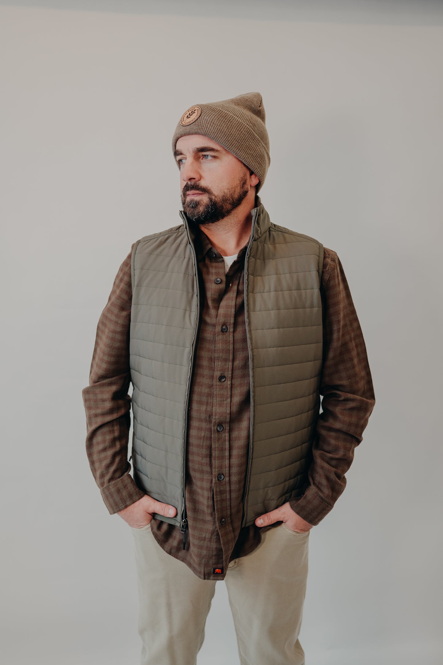 The Normal Brand | Hudson Double Brushed Flannel | Olive Plaid