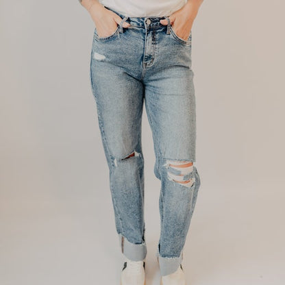 Vervet | Super High Baggy Wide w/Cuff | Rosy