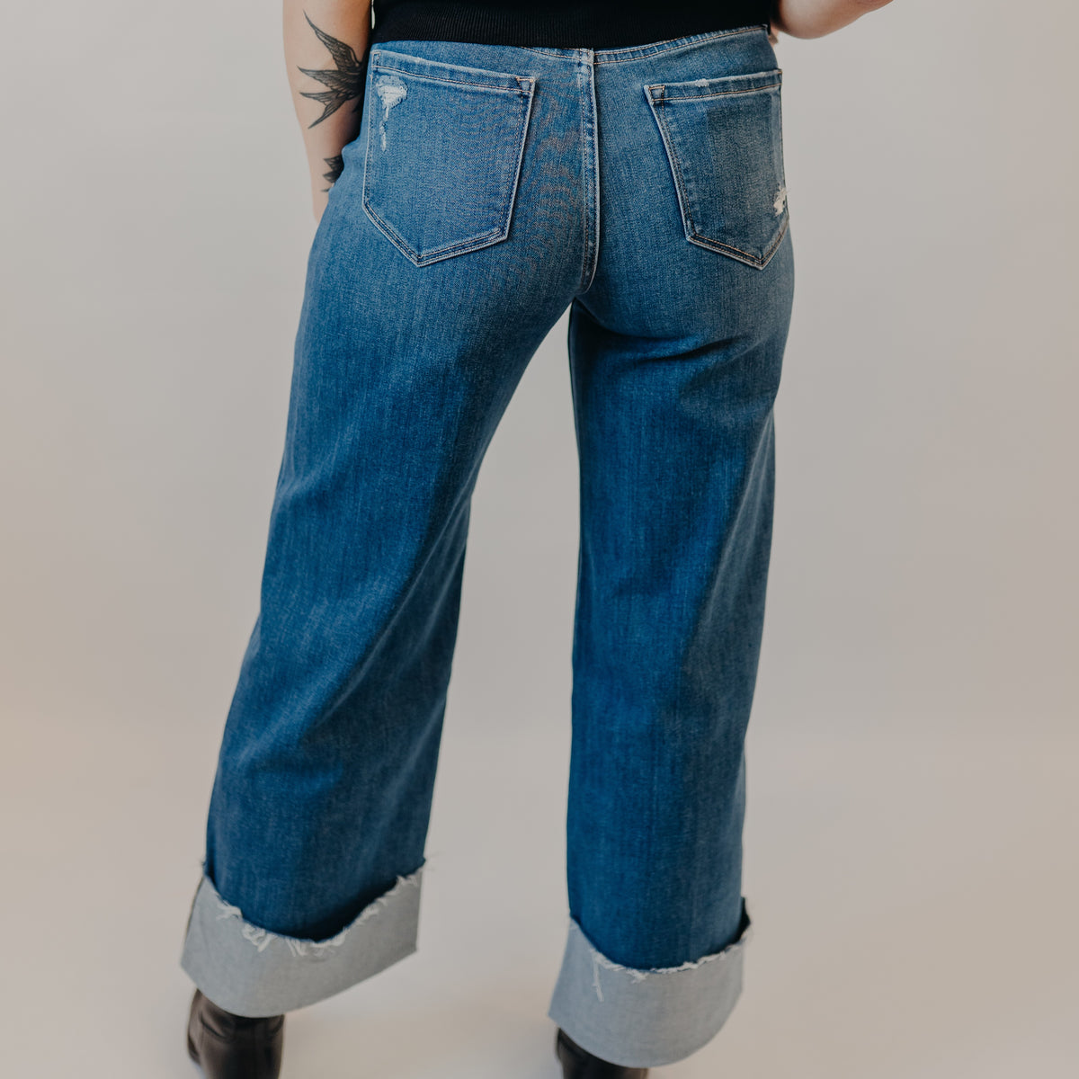Vervet | High Rise A Line Wide Cuff | Upstate