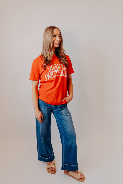 Z Supply | Sweetheart Boyfriend Tee | Lychee