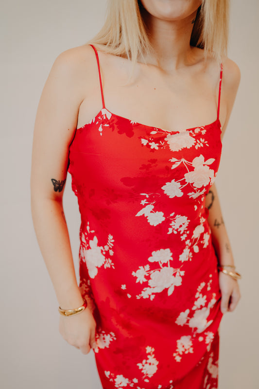 Z Supply | Alyse Darya Floral Maxi Dress | Kiss Me Red