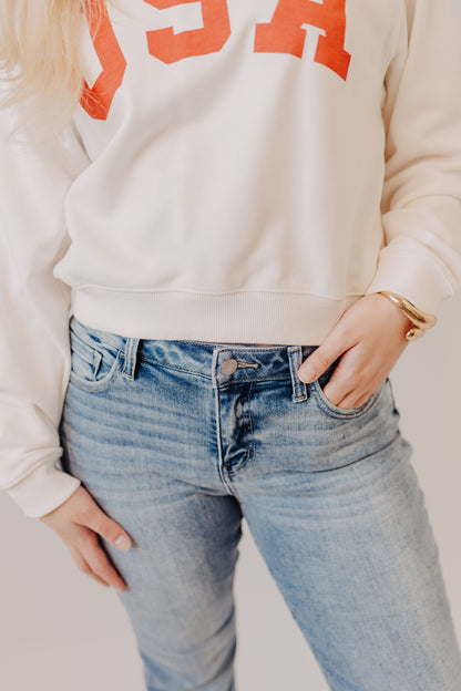 By Together | Everyday USA Pullover | White