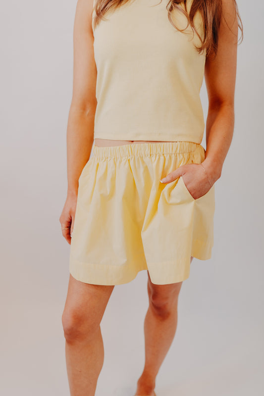 Wishlist | Woven Skirt | Banana