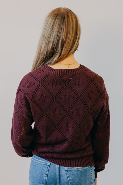 Thread & Supply | Blythe Sweater | Mahogany