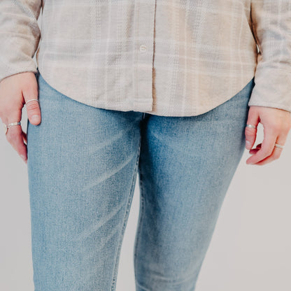 Flying Monkey | High Rise Ankle Skinny | Twilling