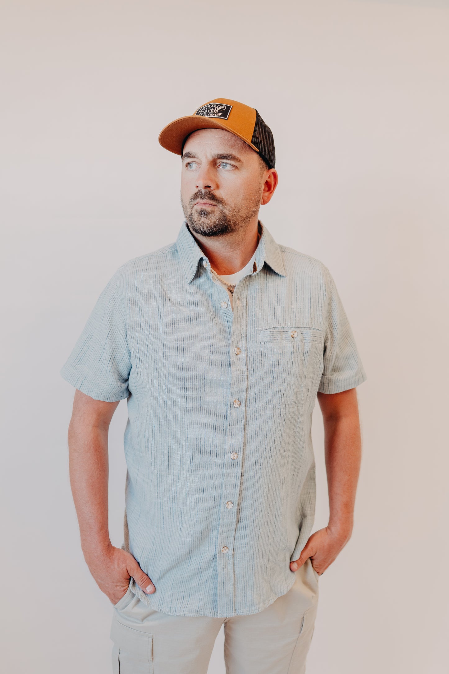 Dkota Grizzly | Riggs Lightweight Cotton Stripe Top