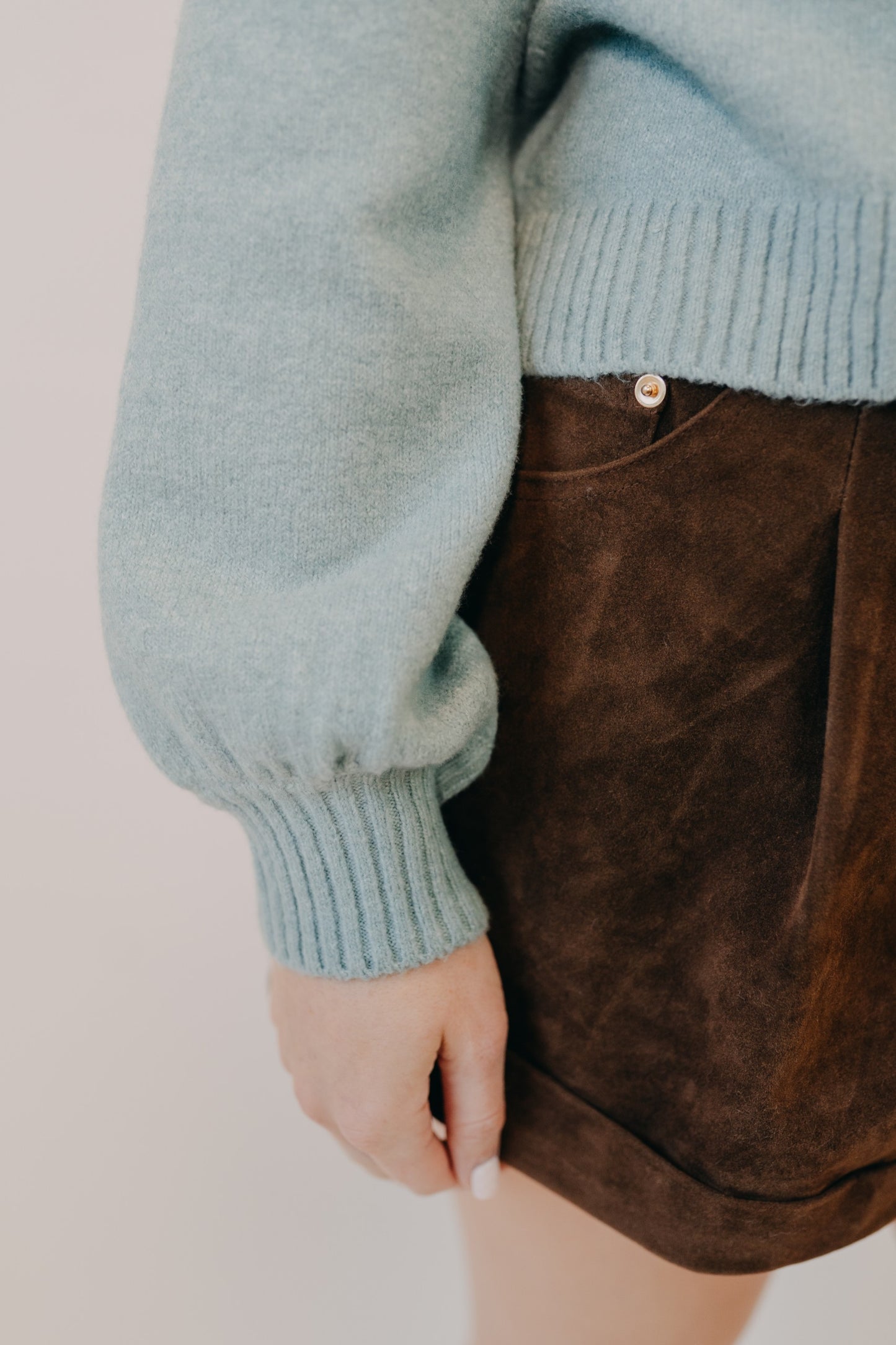 By Together | Prose Wide Leg Woven Shorts | Chocolate
