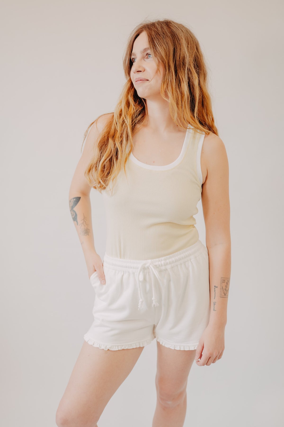 Z Supply | Sirena Colorblocked Rib Tank | Pineapple
