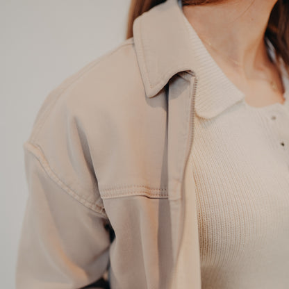 Thread & Supply | Sophia Jacket | Washed Taupe